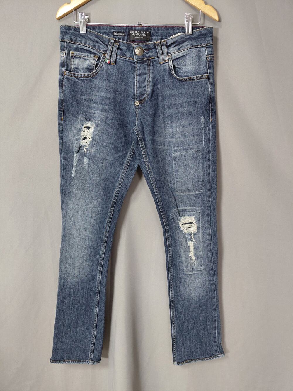 Philipp Plein Skinny 5708 Blue Jeans Men Size 30